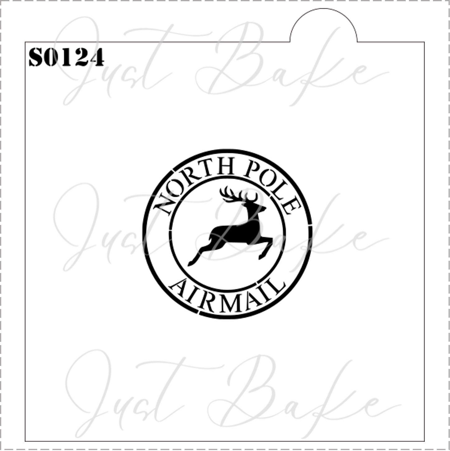 S0124 - NORTH POLE MAIL STENCIL