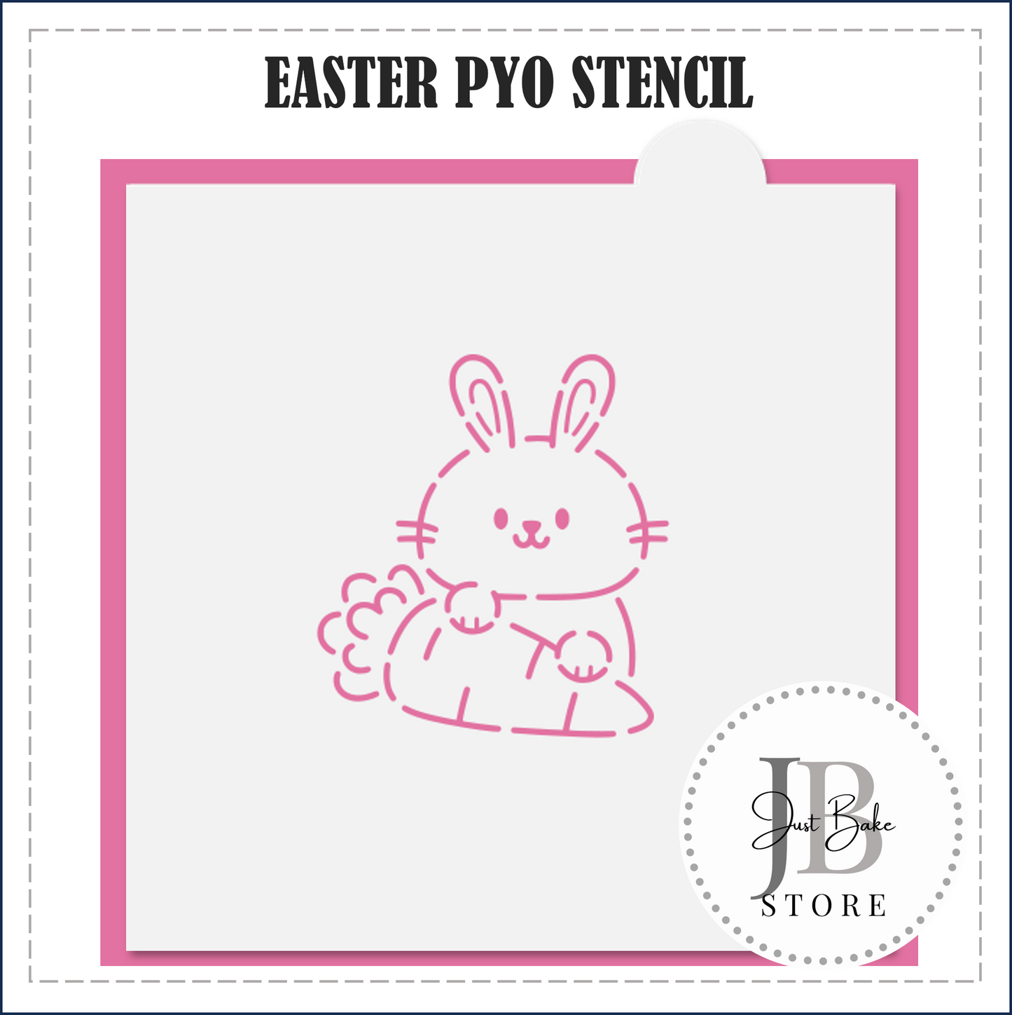 S109 - EASTER PYO STENCIL