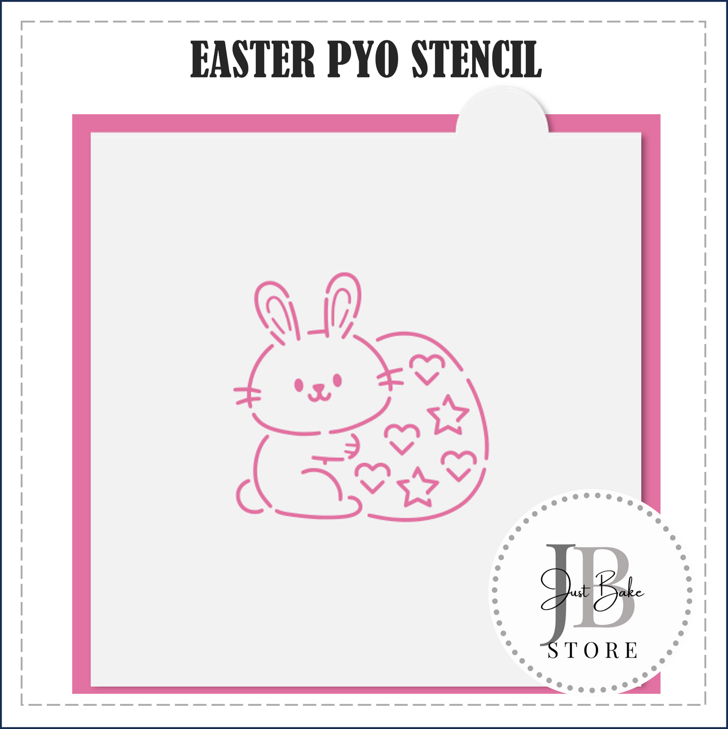 S112 - EASTER PYO STENCIL