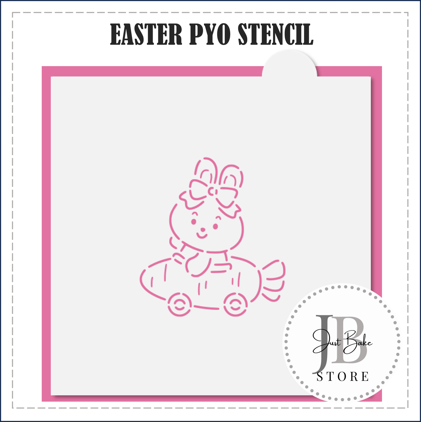 S122 - EASTER PYO STENCIL