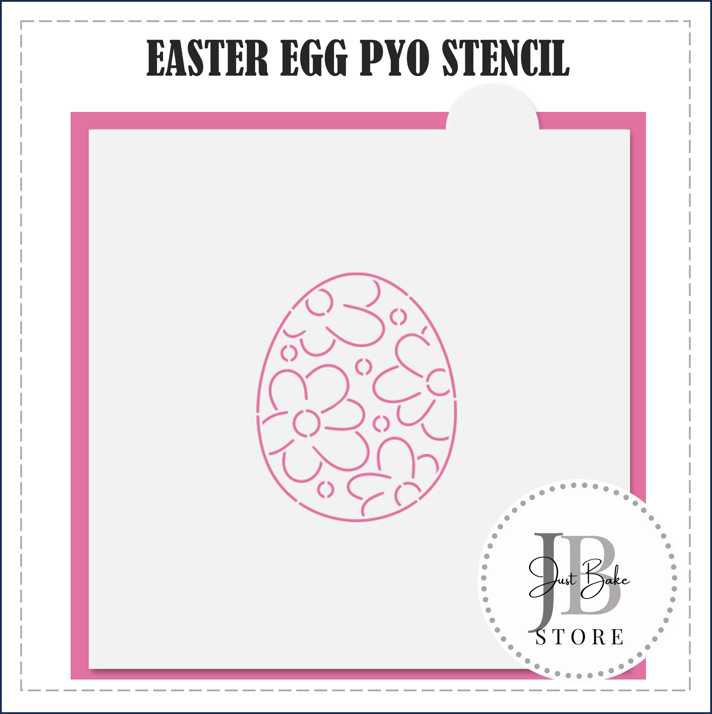 S126 - EASTER EGG PYO STENCIL