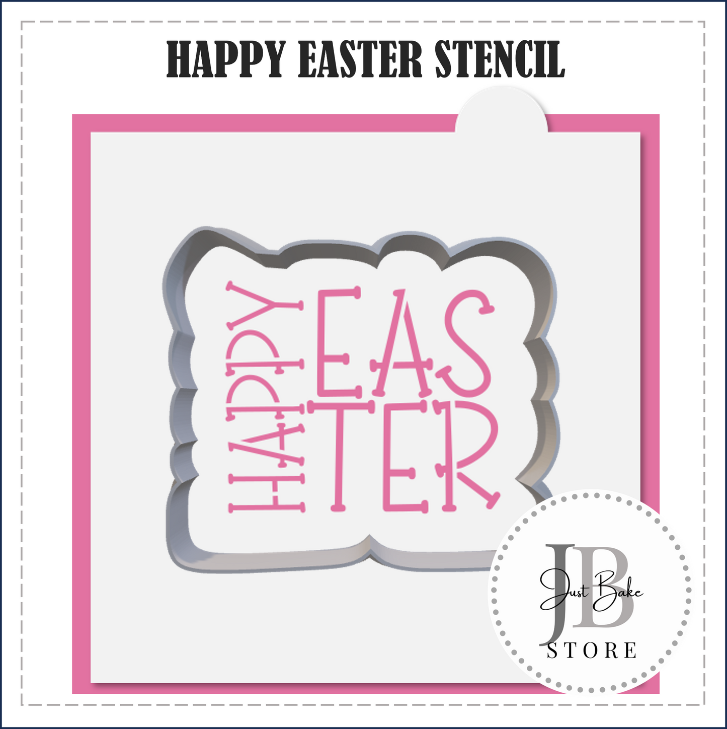 S127 - HAPPY EASTER STENCIL