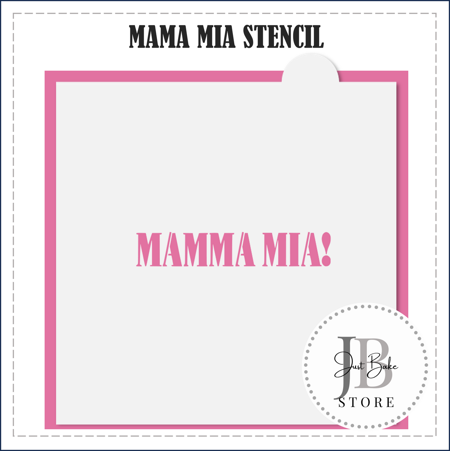 S147 - MAMA MIA STENCIL