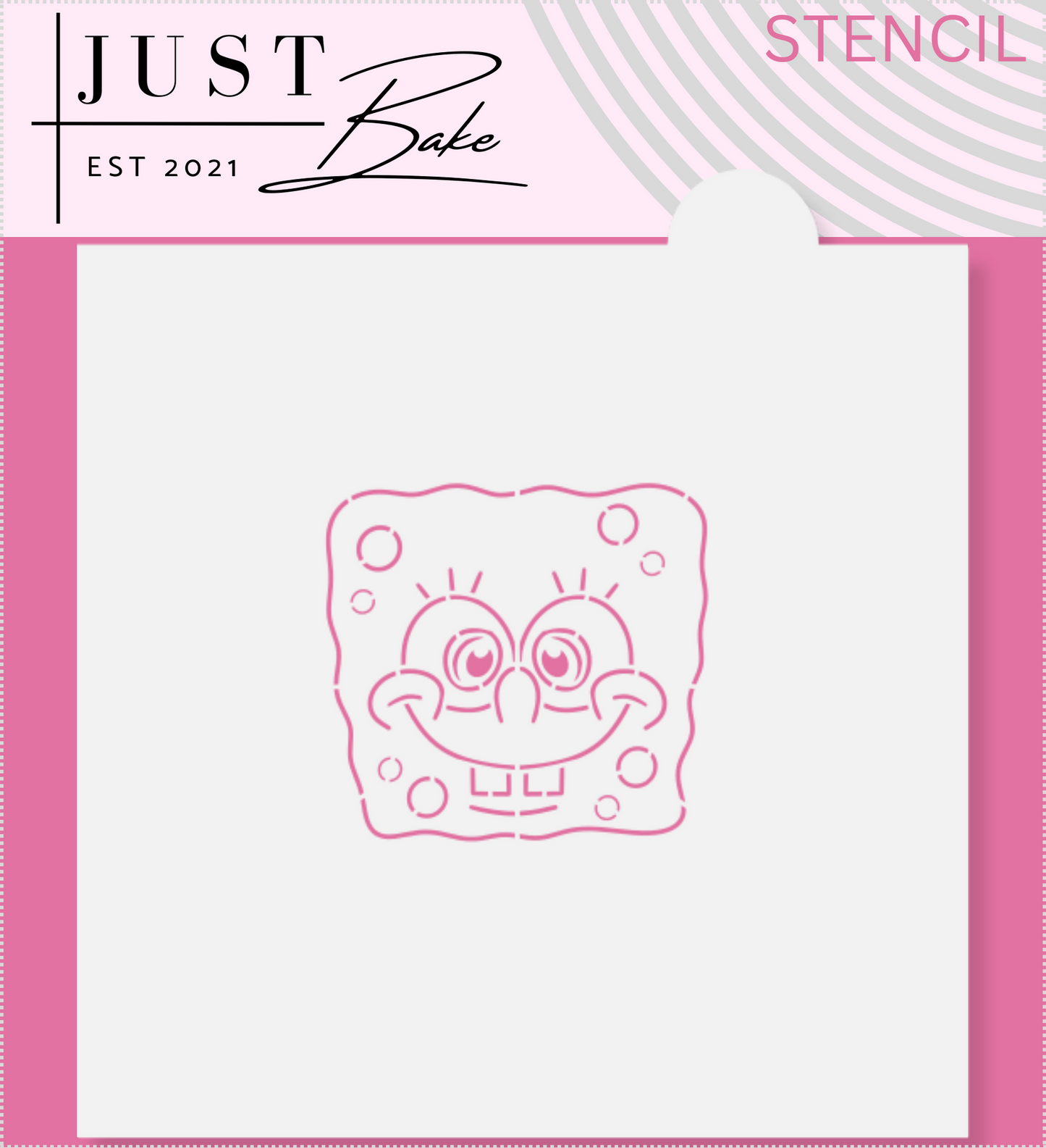 S3 - SPONGE BOB PYO STENCIL