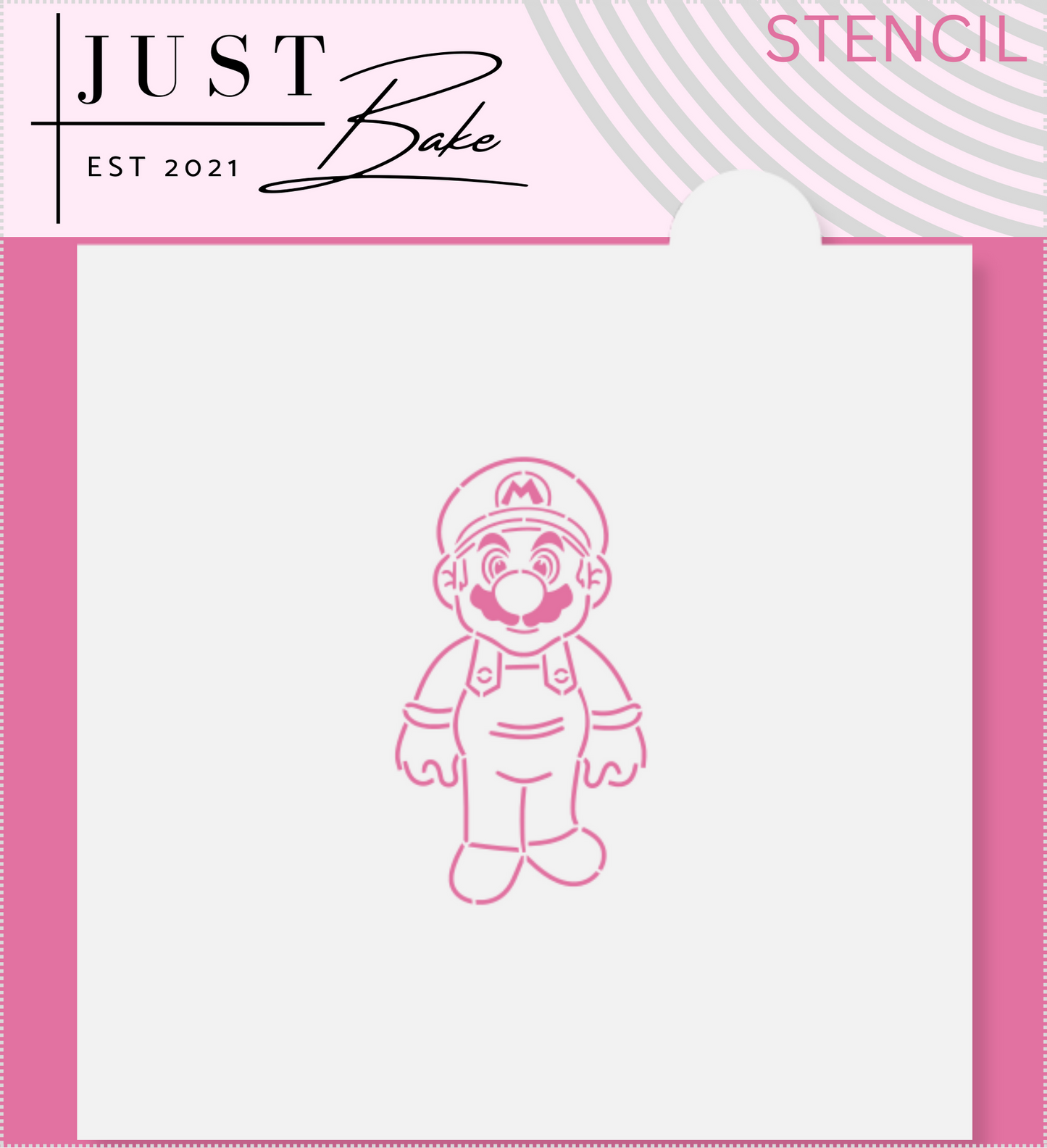 S54 - SUPER MARIO PYO STENCIL