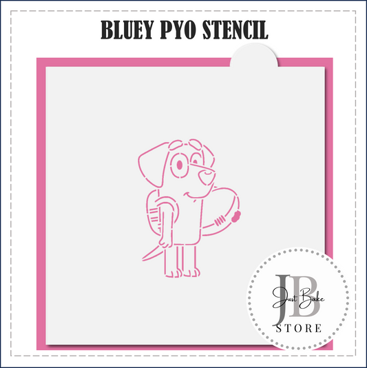S90 - BLUEY 2 PYO STENCIL