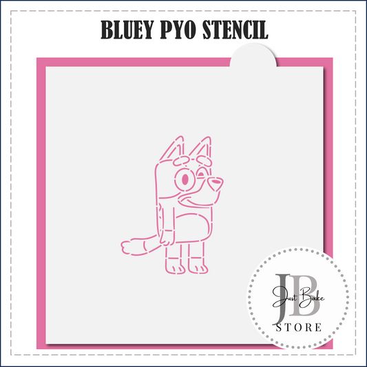 S92 - BLUEY 4 PYO STENCIL