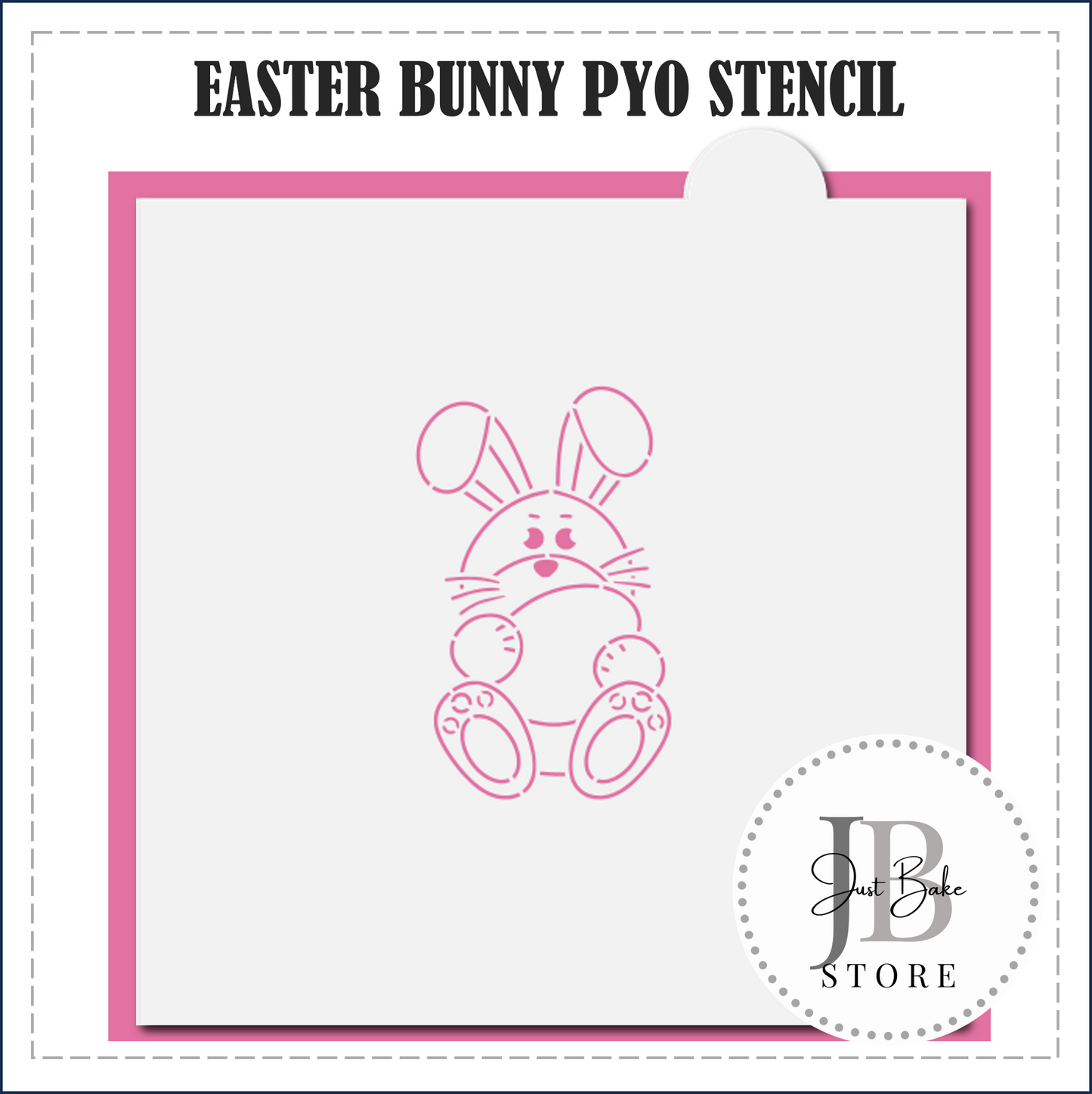 S94 - EASTER BUNNY PYO STENCIL