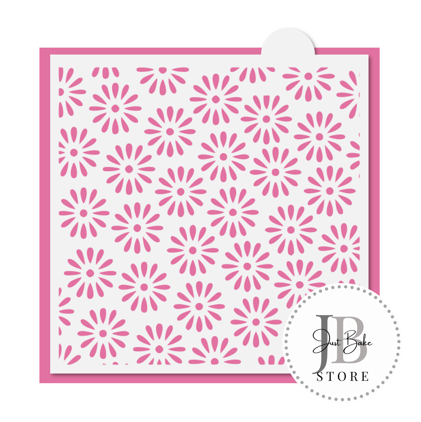 STENCIL0001 - Daisy Pattern