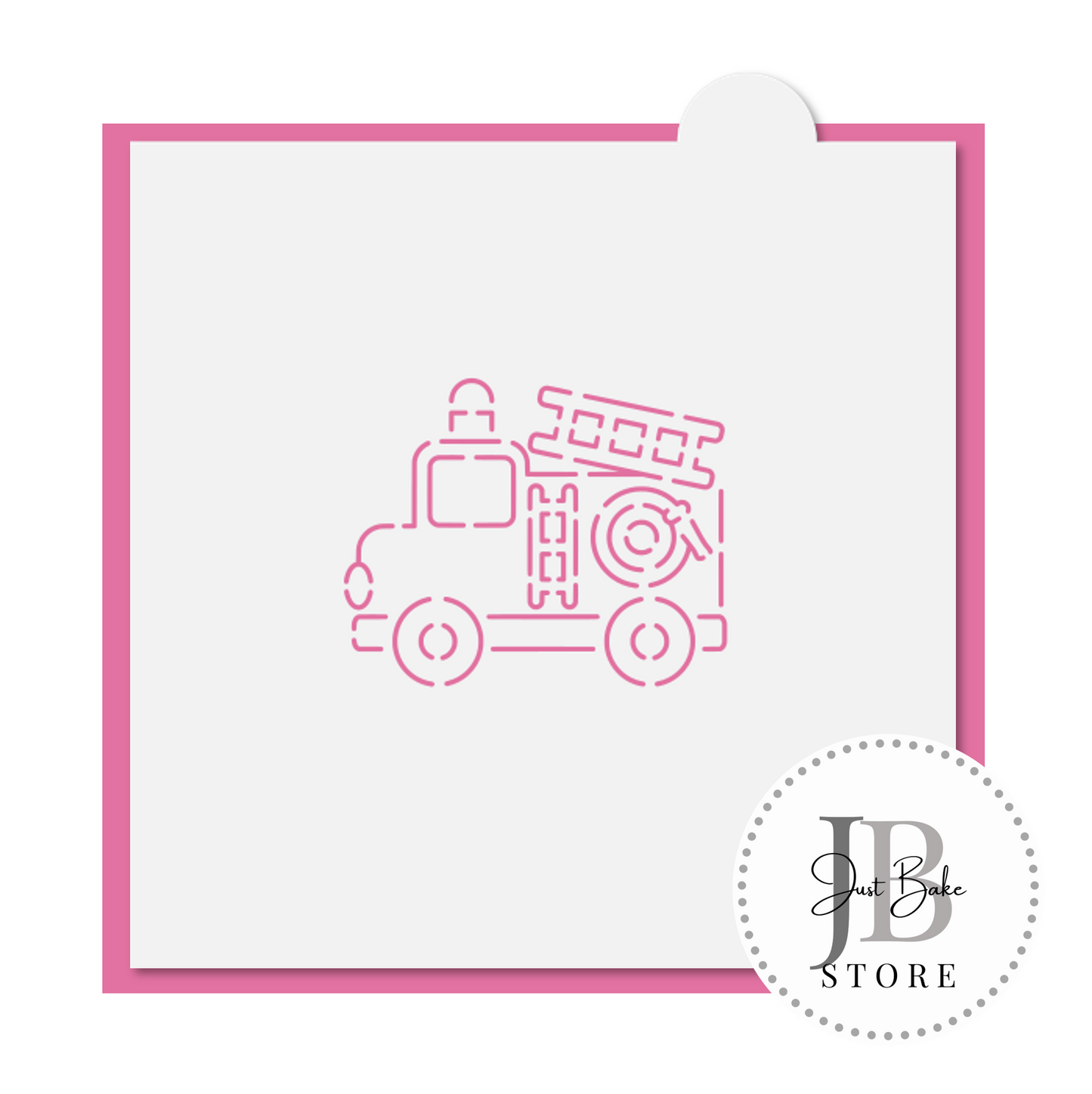 STENCIL0005 - Fire Truck PYO Stencil