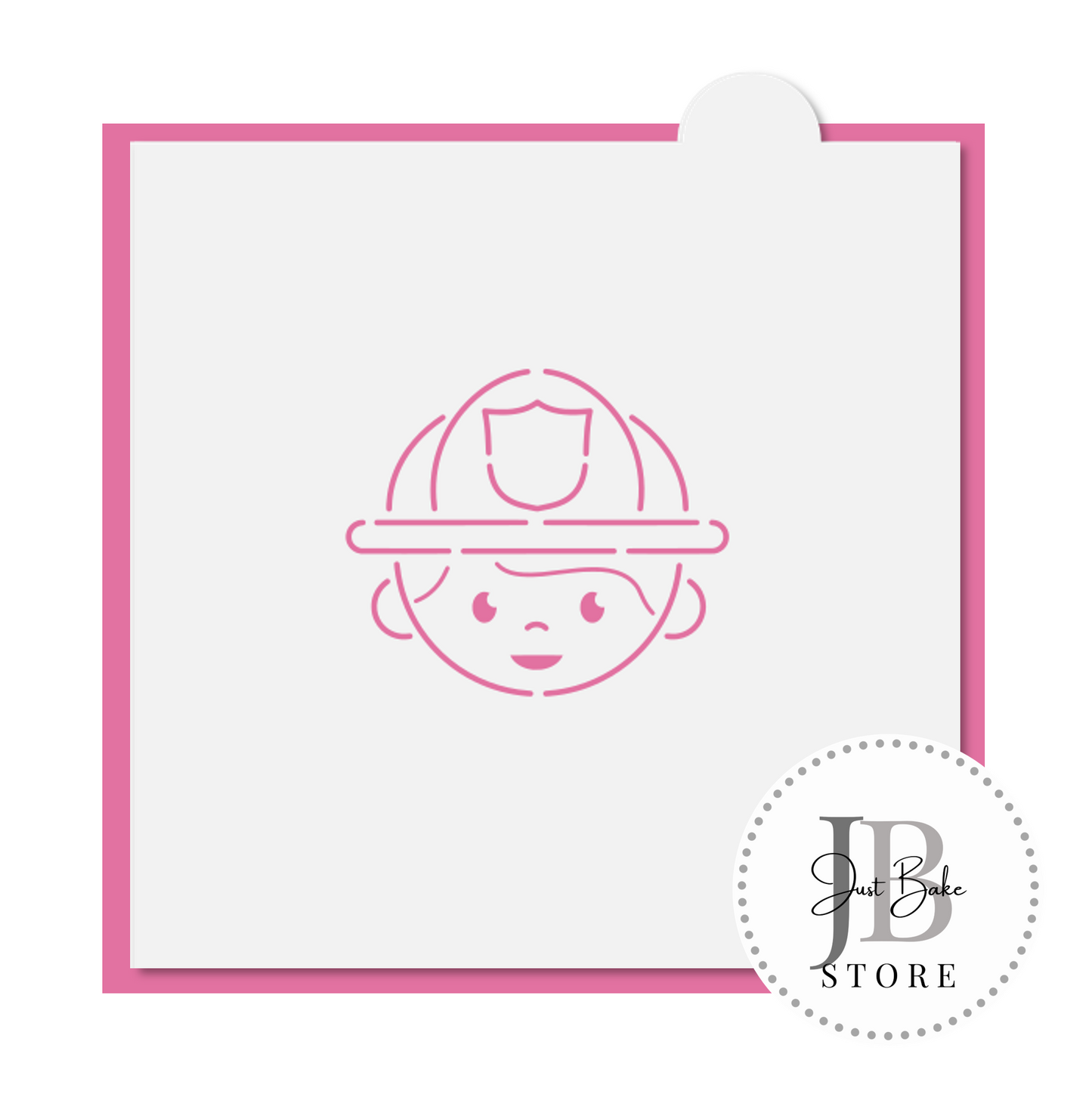 STENCIL0007 - Fire Fighter Boy PYO Stencil