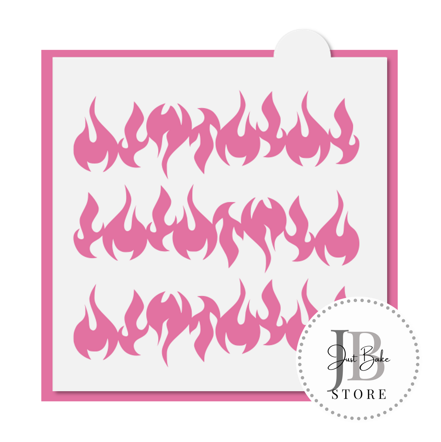 STENCIL0011 - Fire Flame Stencil