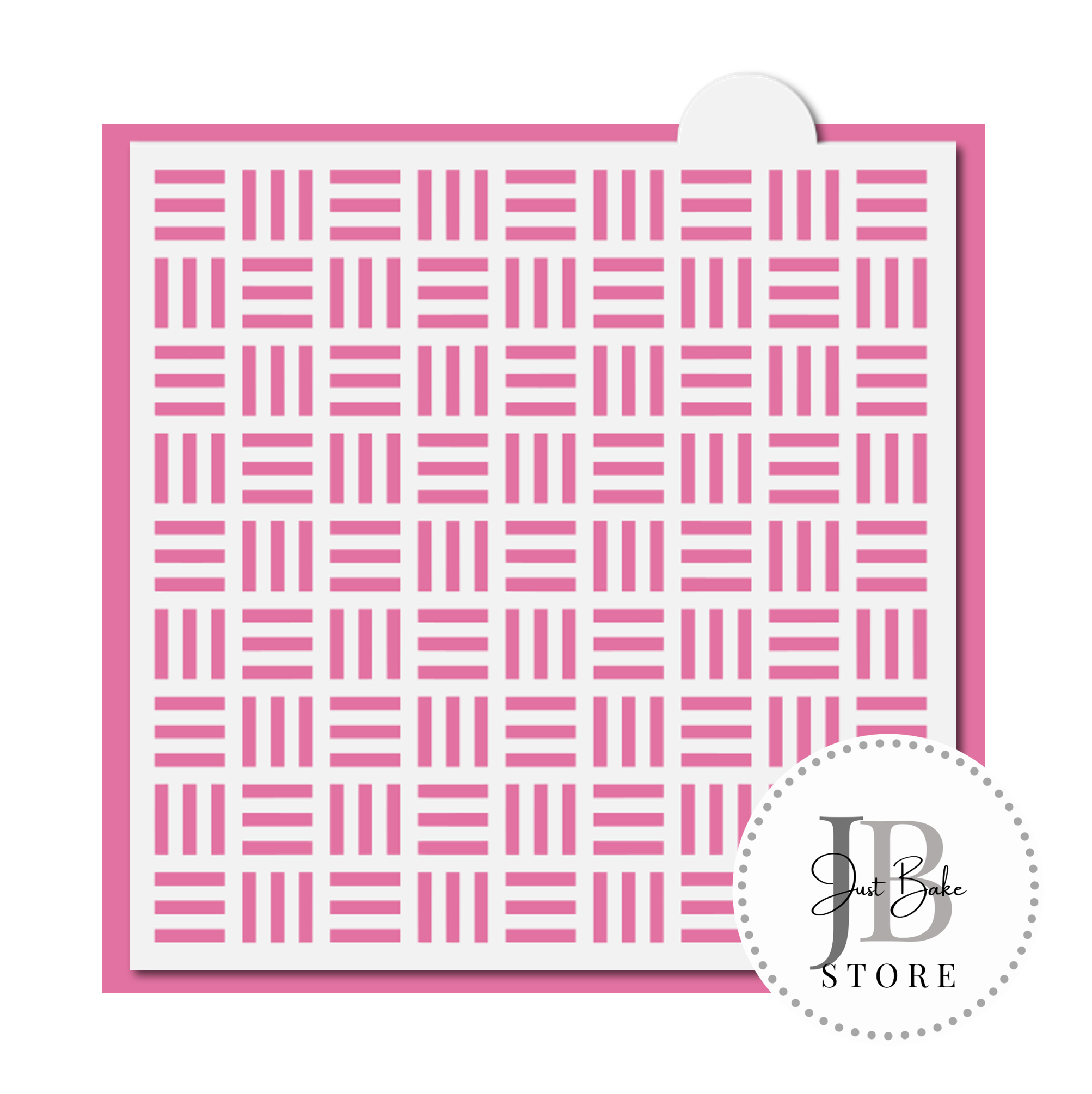 STENCIL0030 Patterns Geometric Stencil Justbakestore