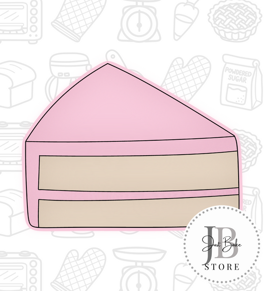 64. Slice of Cake Cookie Cutter