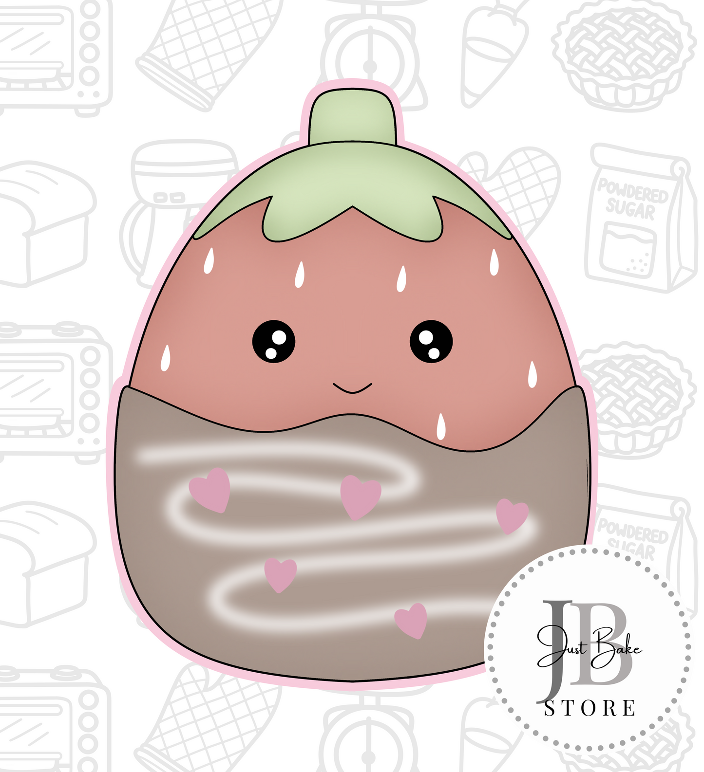 315. Valentines Squishmallow Cookie Cutters (Set of 4)