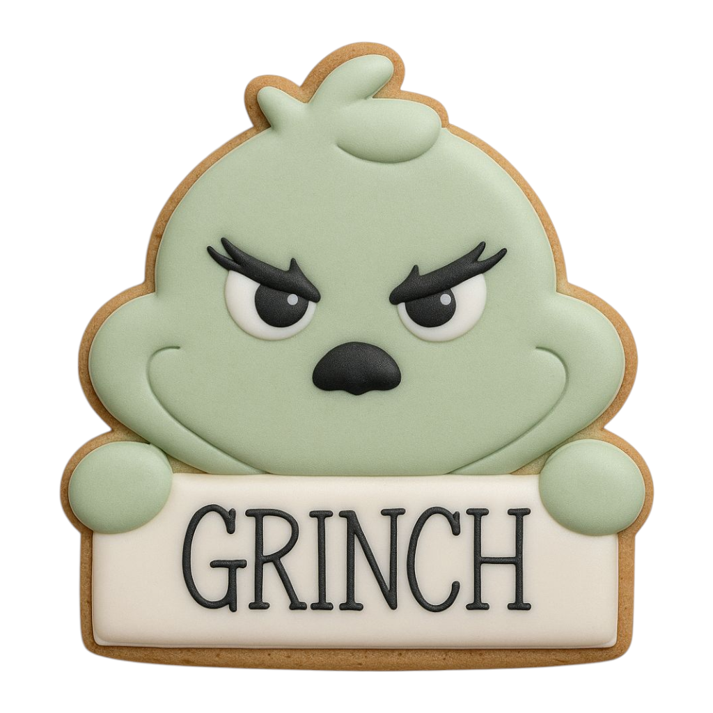 C0076 - Grinch Plaque Cookie Cutter