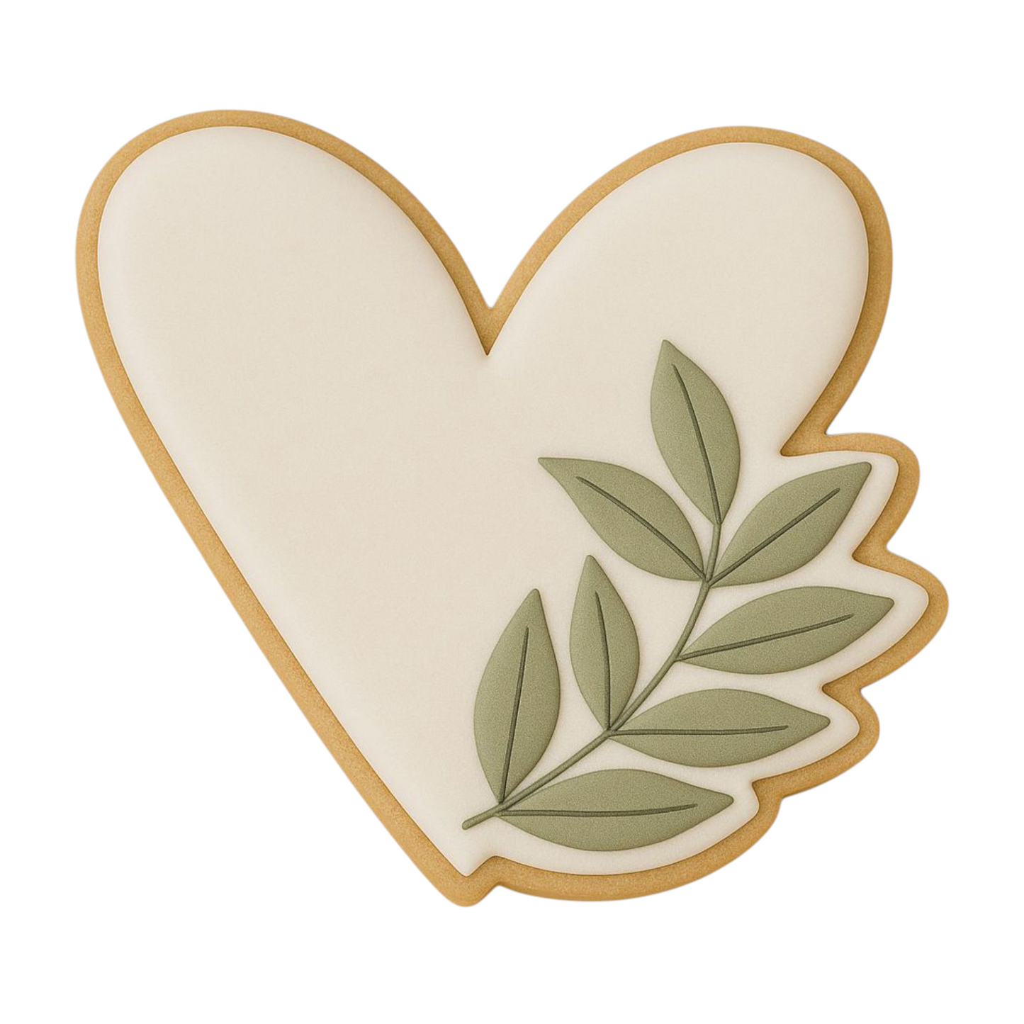 C0047 – Floral Heart Cookie Cutter