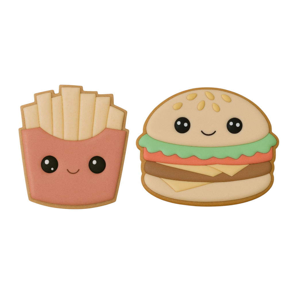 Burger & French Fries Cookie Cutter