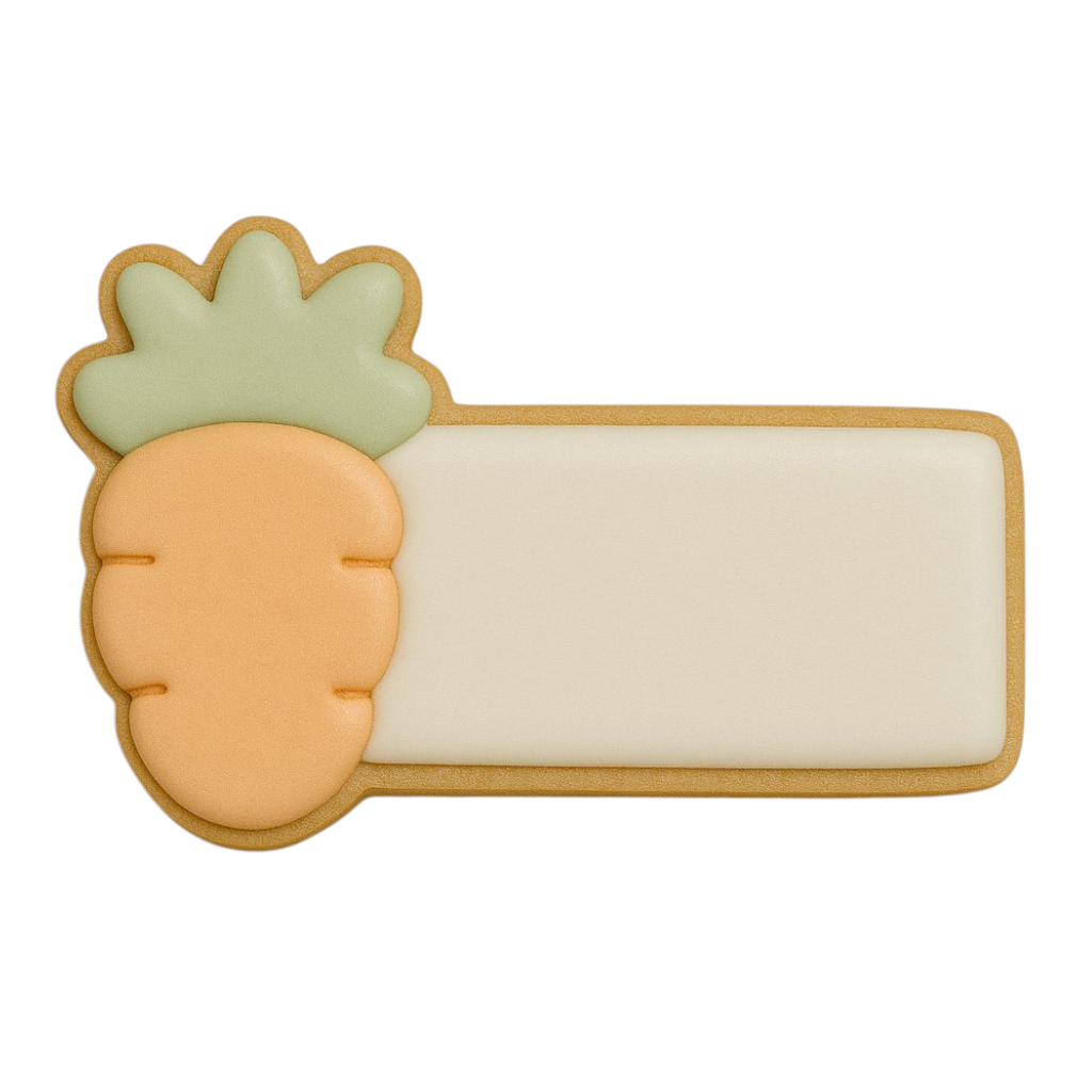 C0329 - Carrot Plaque Cookie Cutter
