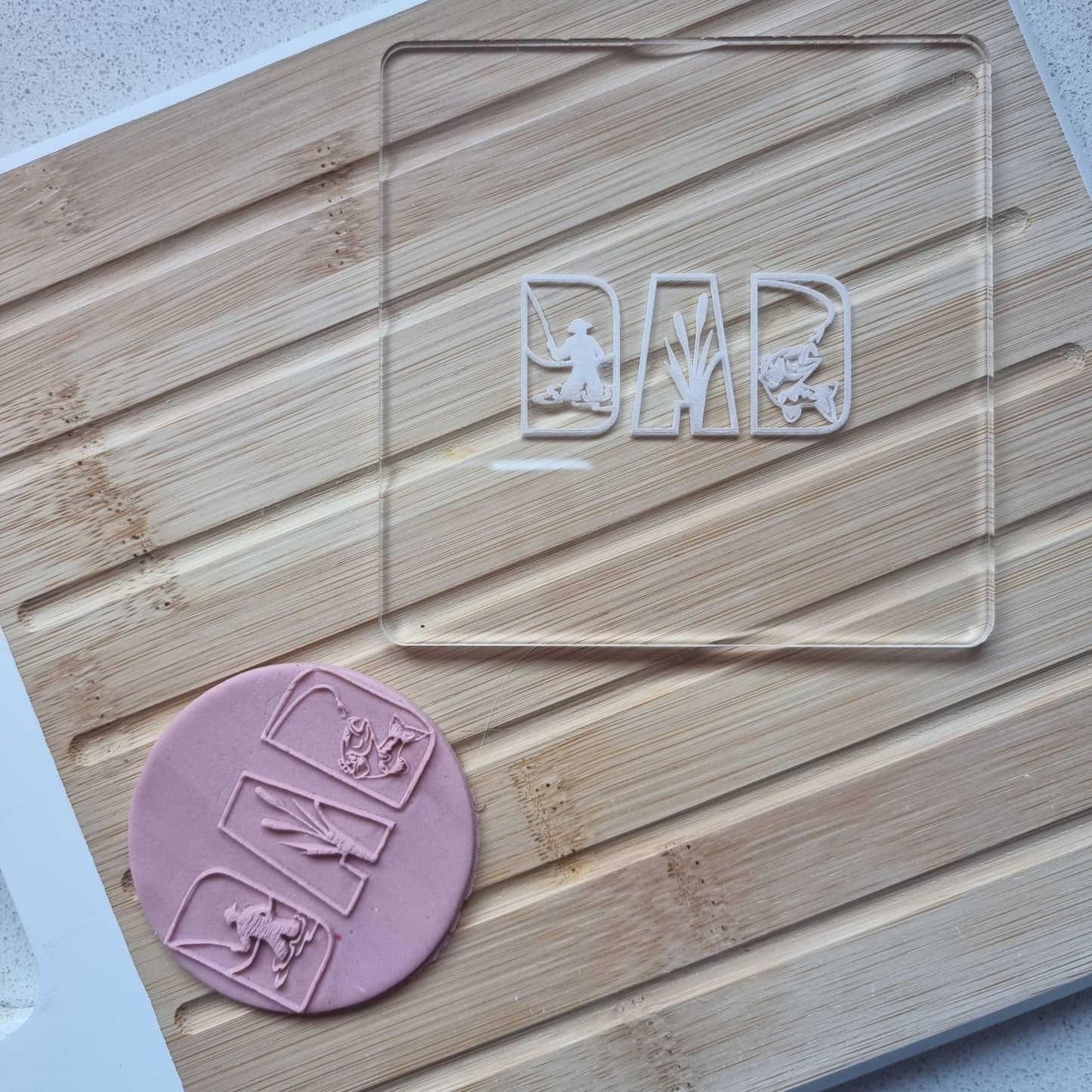 JBS0461 - Fishing Dad Embosser