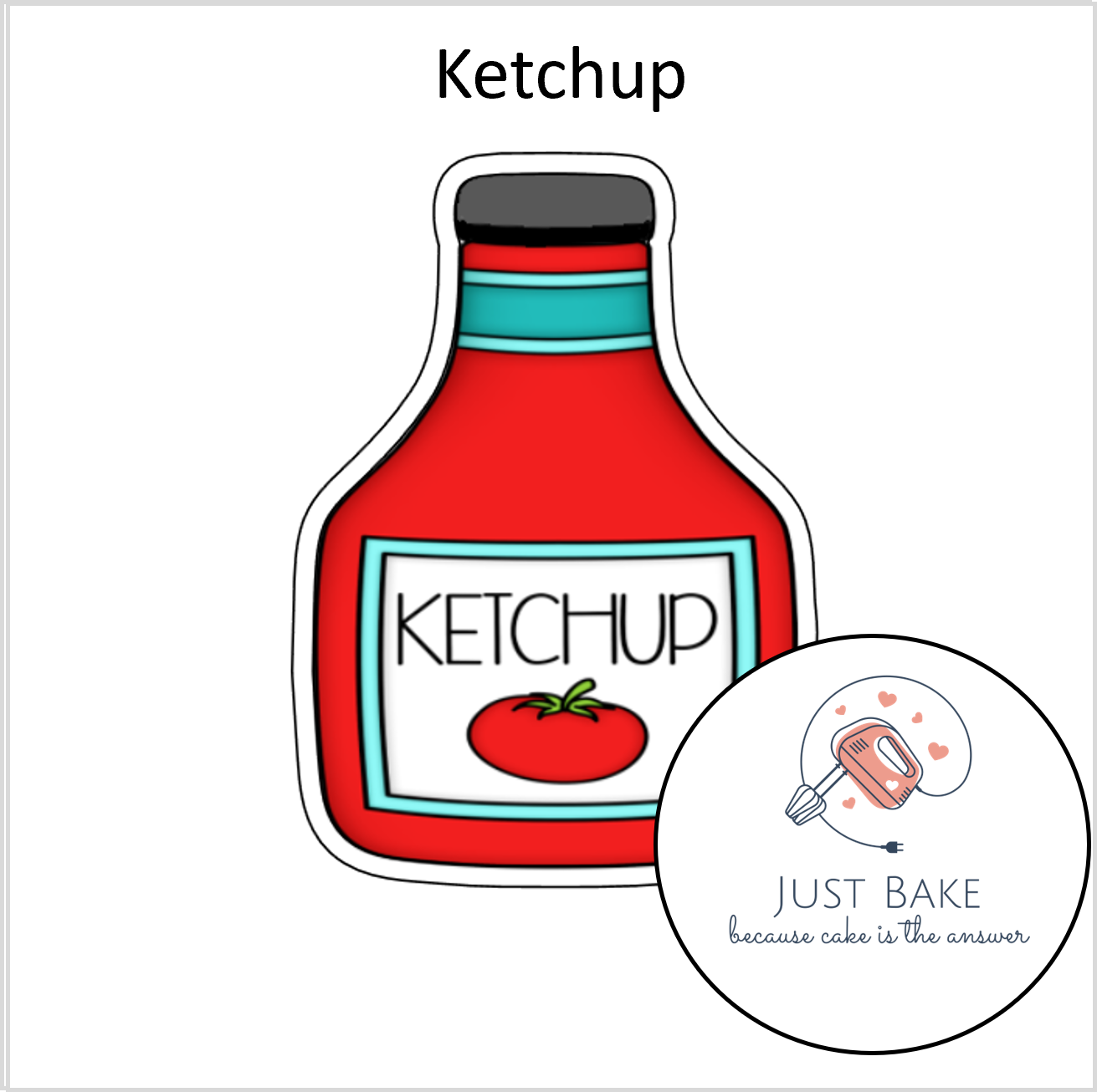 BBQ - Ketchup - Cookie Cutter