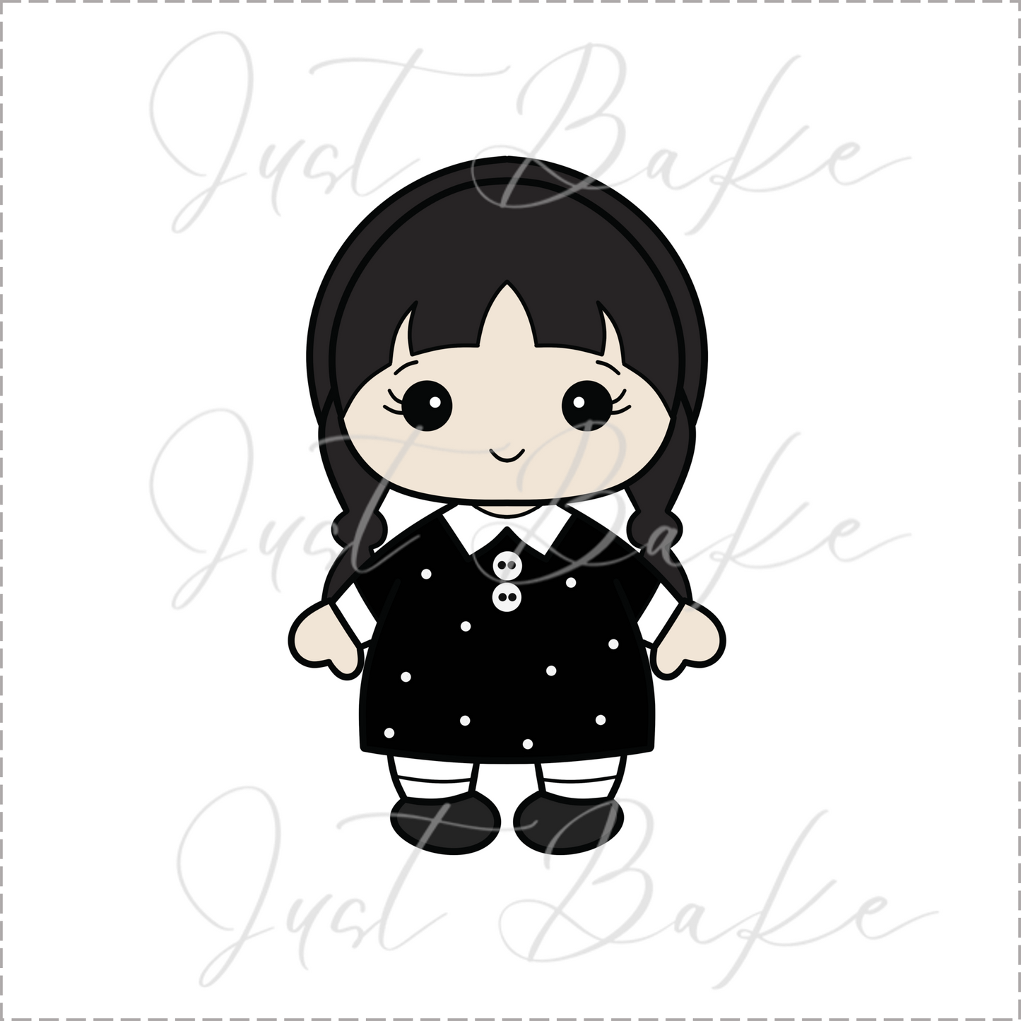JBS0603 - Wednesday Character Cookie Cutter
