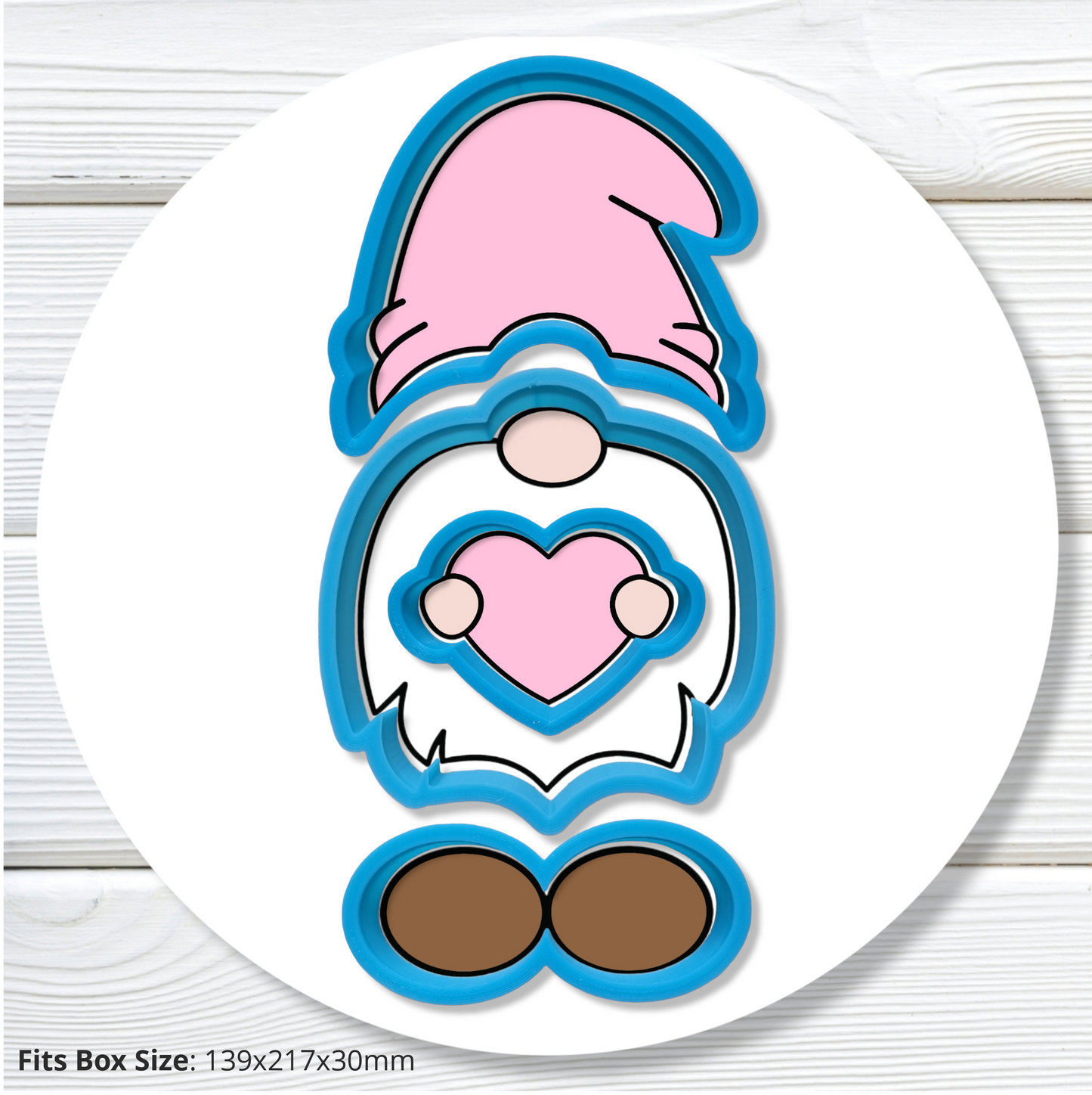 JBS0246 - BYO Gnome Set of 4 - Complete Set fits box : Size: 139x217x30mm