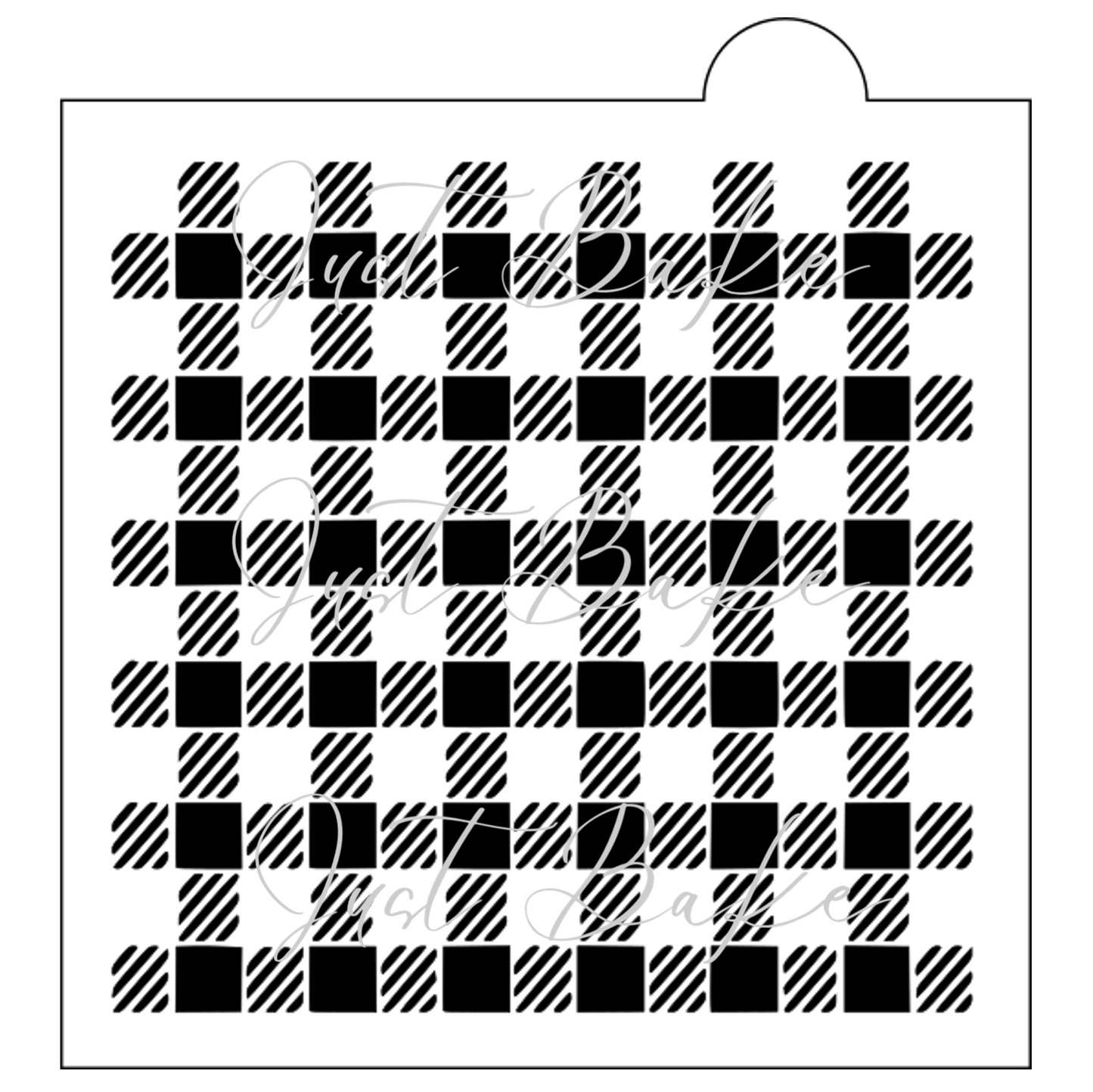 S0049 - Buffalo Plaid Stencil