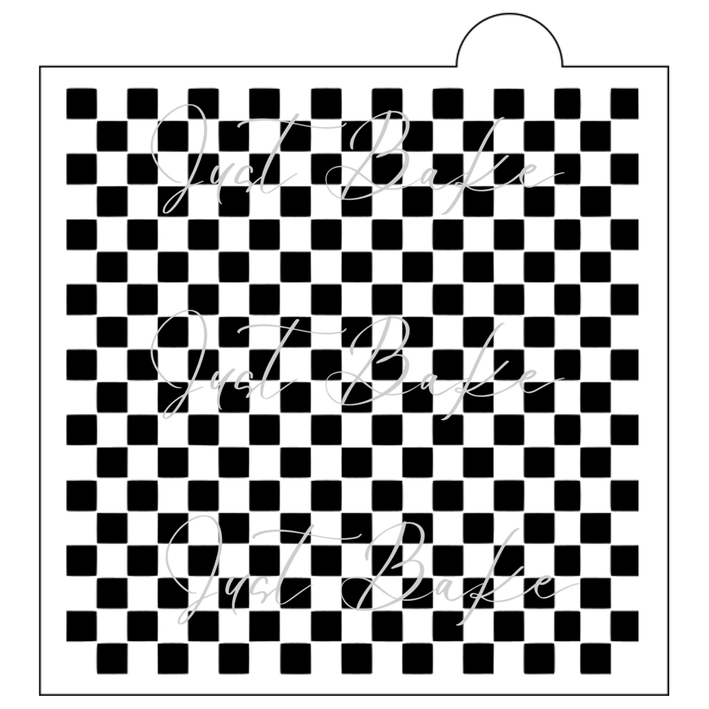S0050 - Checkered Board Stencil