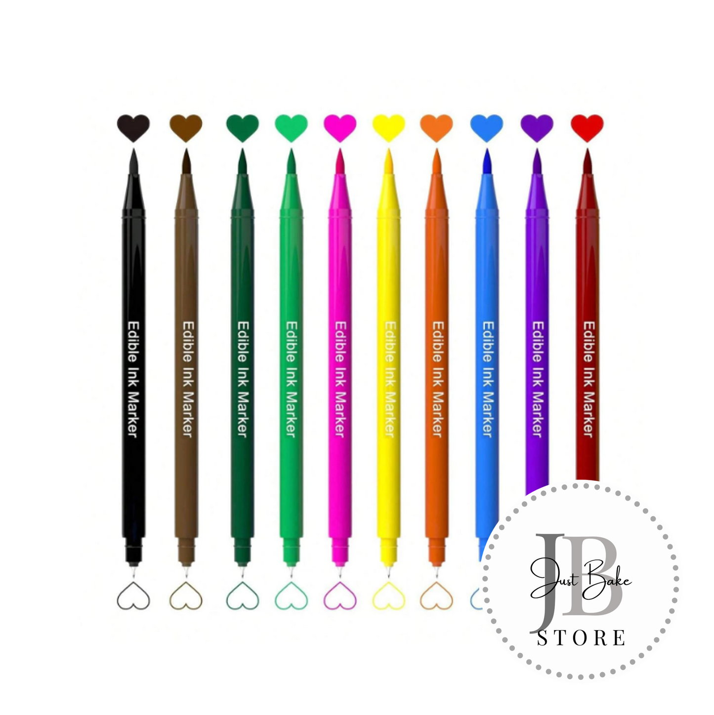 00015 - Edible Markers - Dual Tip (Set of 10)