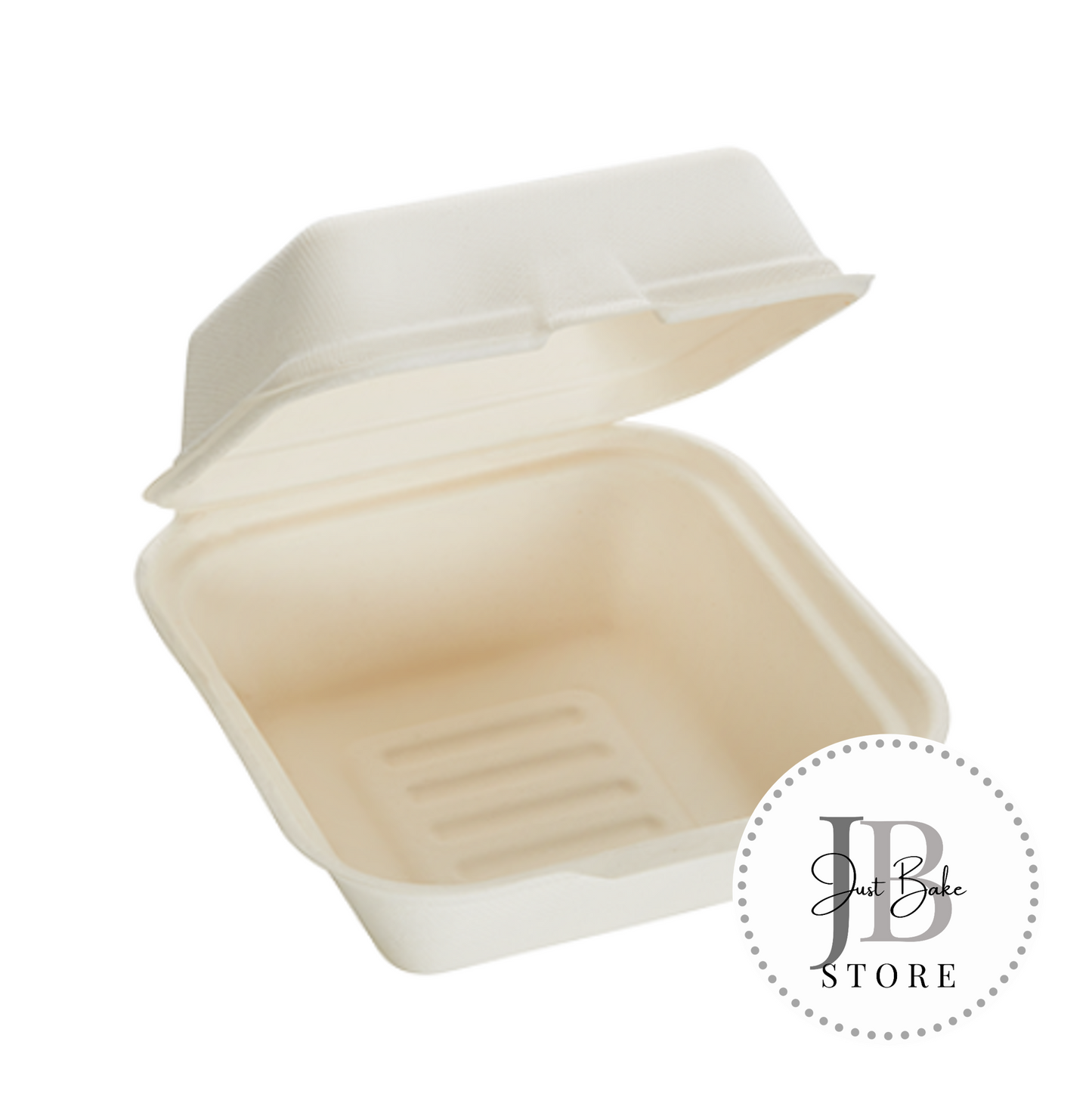 00025 - Biodegradable Bento Clamshell Box (Pack of 10)