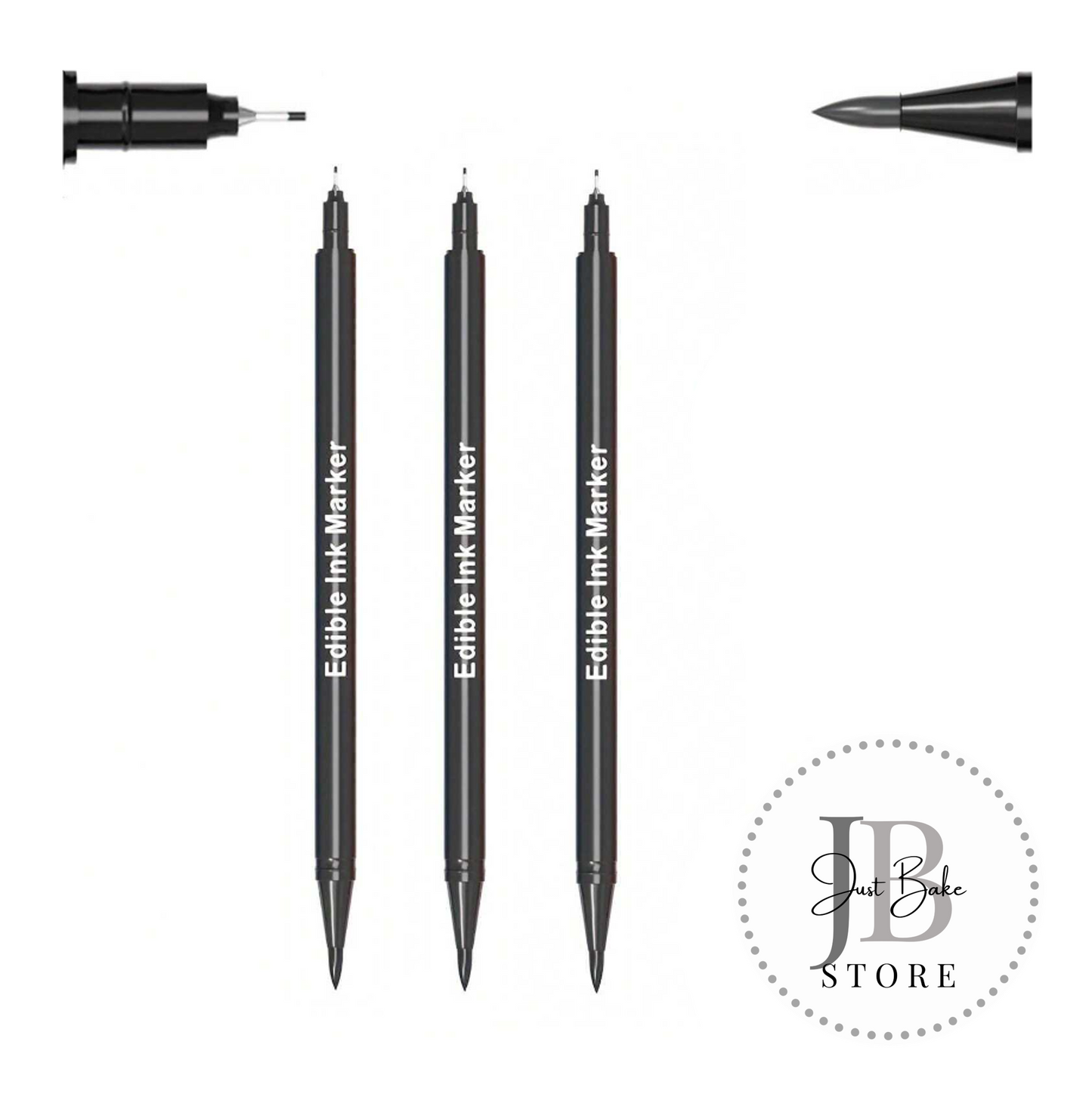 00030 – 3 Piece Black Edible Marker/Pen