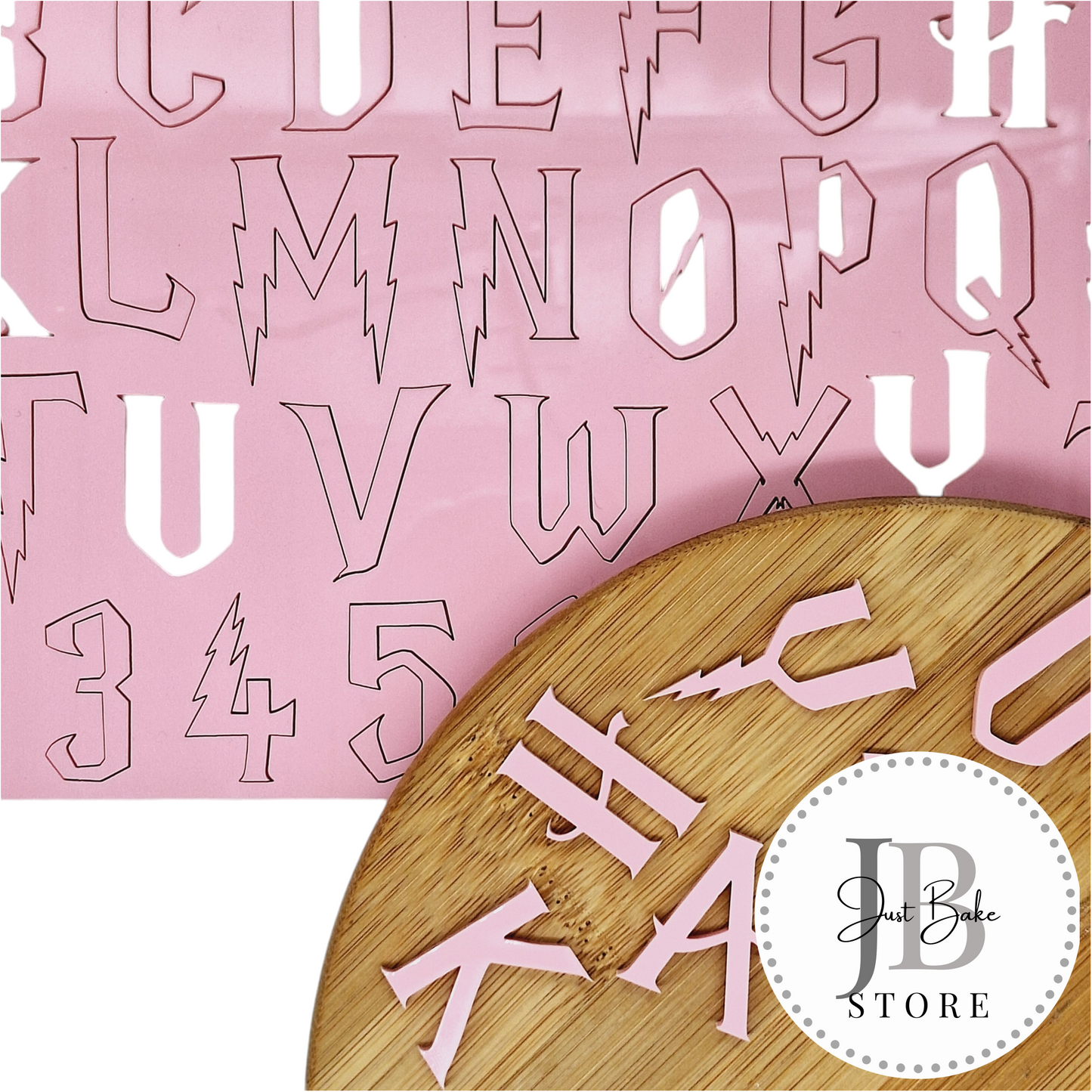 00088 - Harry Potter Font Alphabet Stamp for Fondant