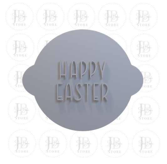 00120 - Happy Easter Fondant Stamp