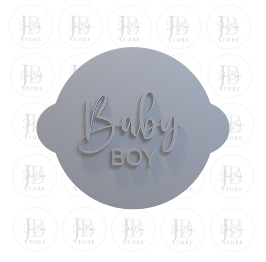 00126 - Baby Boy Fondant Stamp