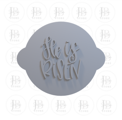 00132 - He is Risen Fondant Stamp