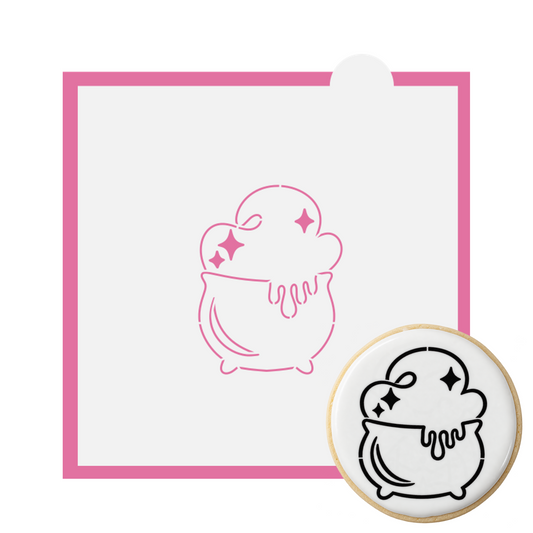 1037. Cauldron PYO Cookie Stencil