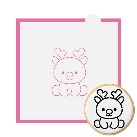 1039. Reindeer PYO Cookie Stencil