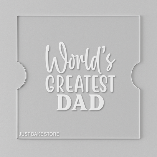 113. Worlds Greatest Dad Debosser