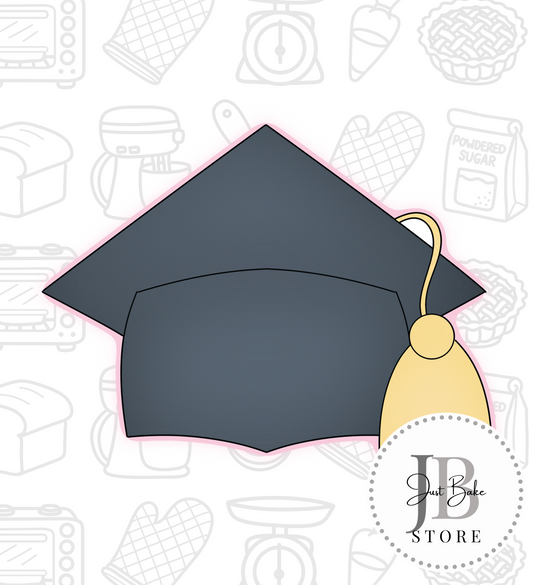 129. Graduation Cap Cookie Cutter