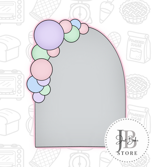 136. Bubble Arch Plaque Cookie Cutter