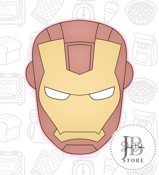 142. Iron Man Face Cookie Cutter