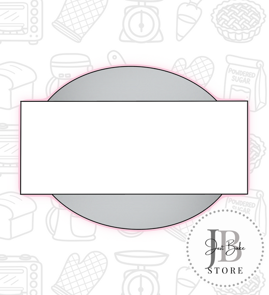 164. Plaque (Oval) Cookie Cutter