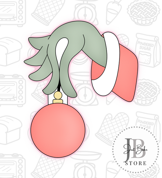 166. Grinch Hand Cookie Cutter