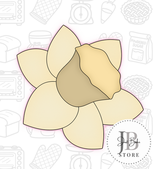 169. Daffodil Flower Cookie Cutter