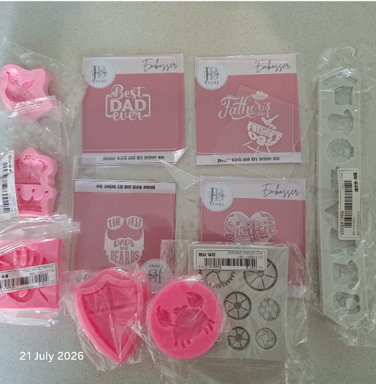 SALE BUNDLE 17 - Debossers and Moulds