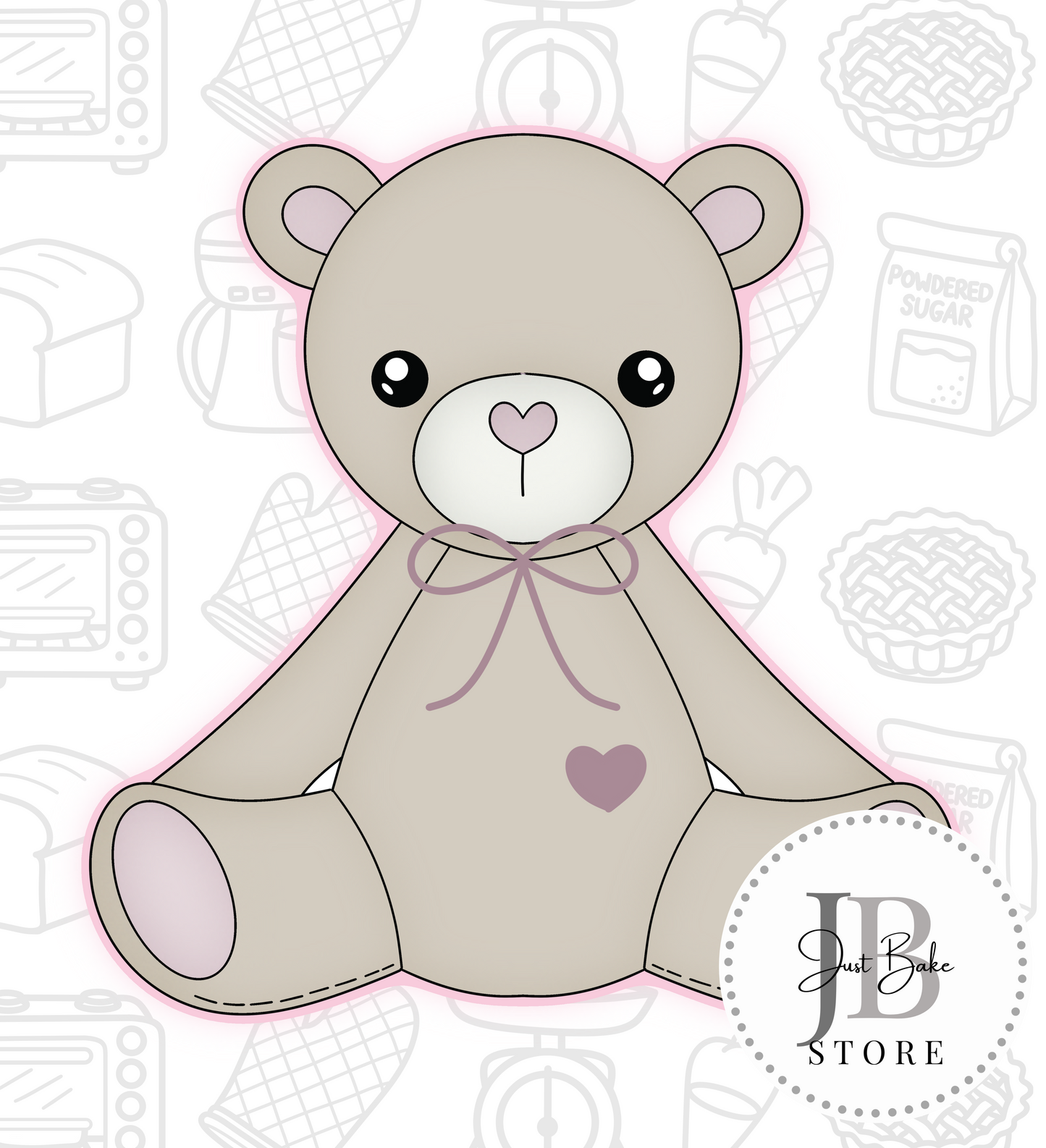 184. Teddy Bear Cookie Cutter
