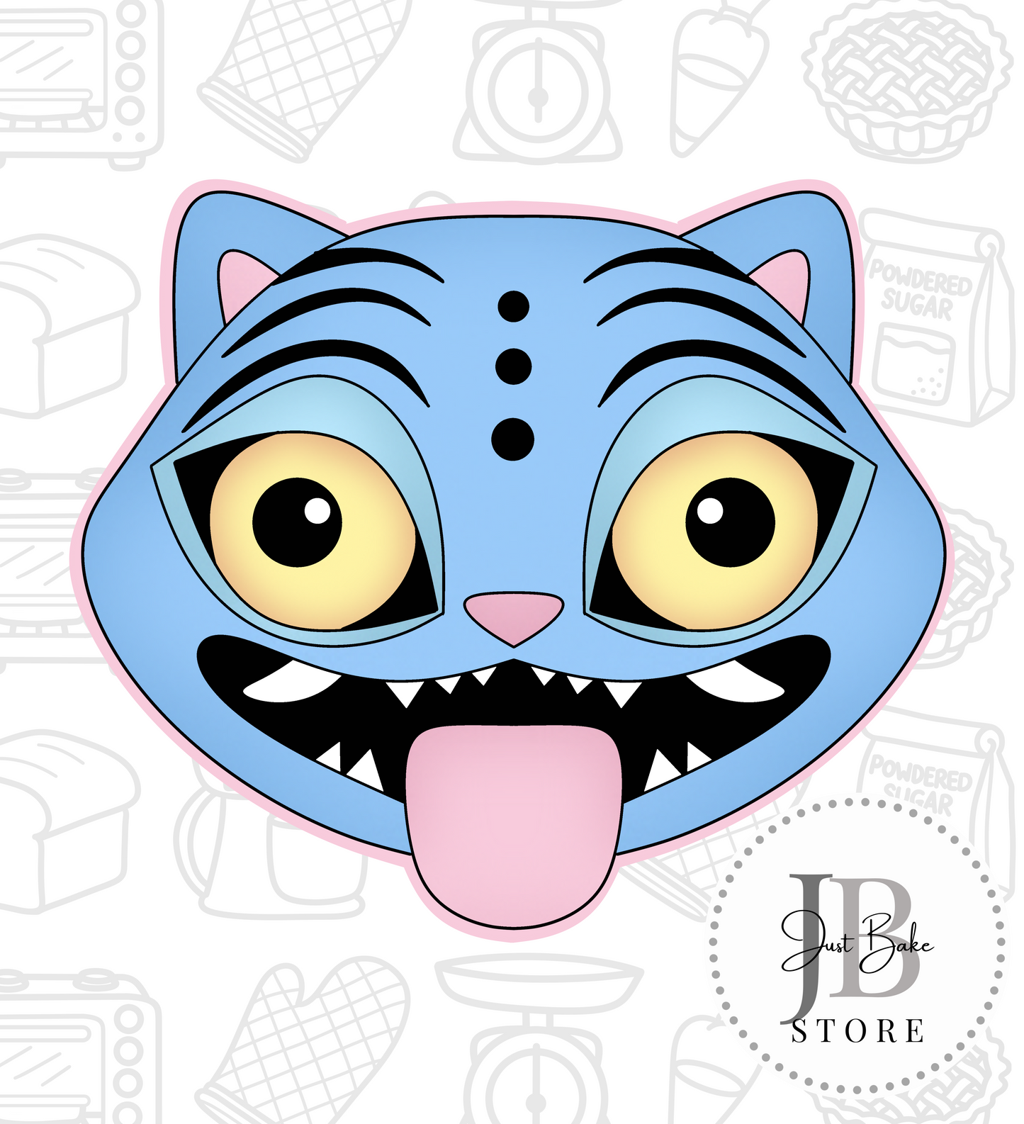 201. Demon Hunter - Derpy Cat Cookie Cutter