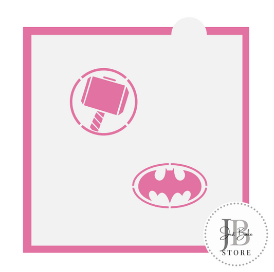 207. Super Hero Stencil