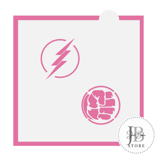 208. Super Hero Stencil